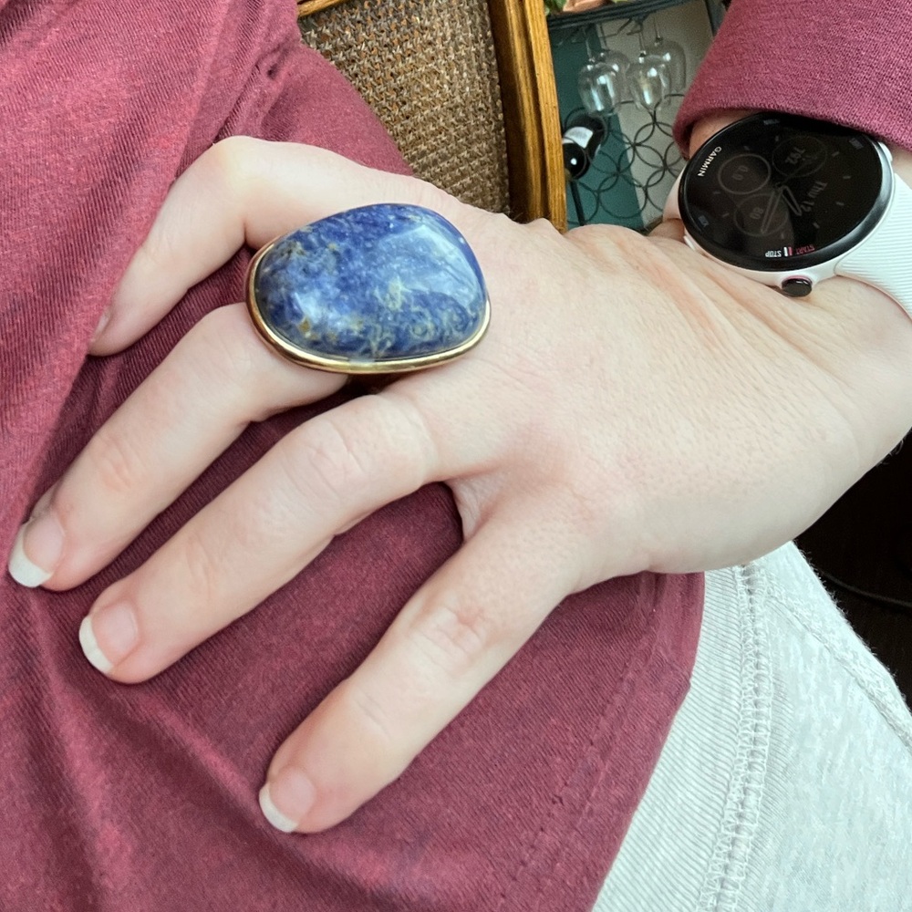 Large Sodalite Statement Ring MNG